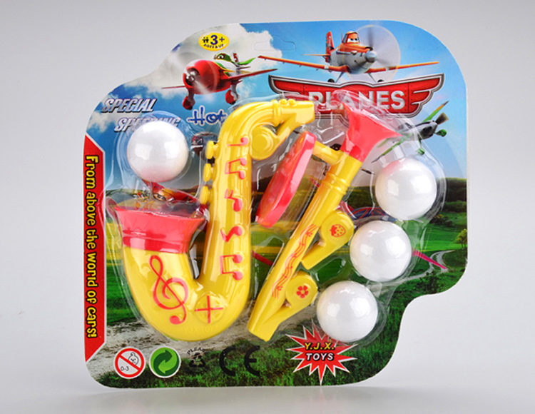 71号萨克斯吹球玩具配吹球带声音（飞机总动员图案） FD-20163
