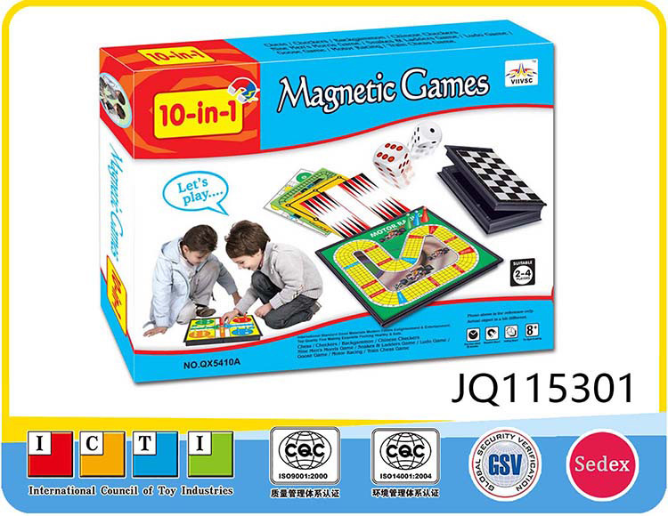 10合1磁性游戏棋 JQ115301