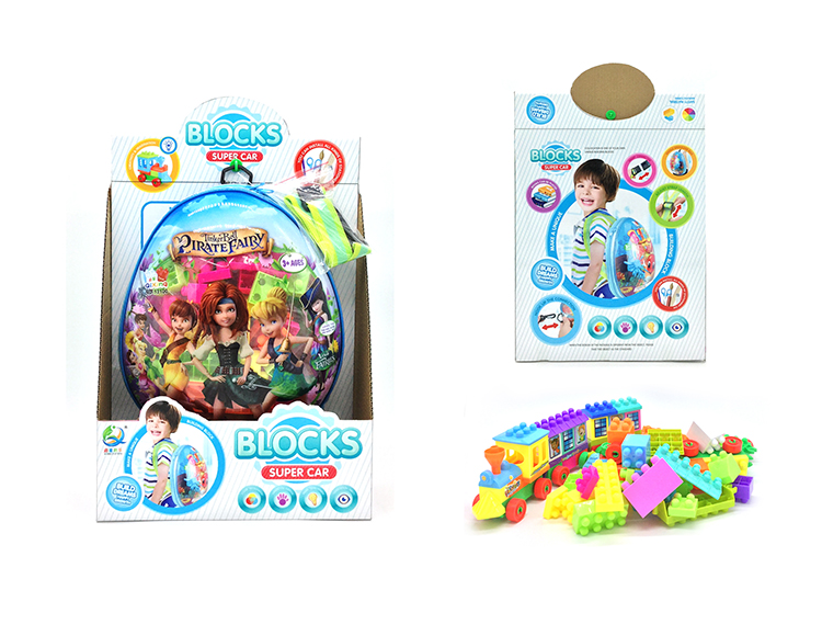 智力积木玩具 小叮当与海盗仙子图案（61PCS/袋） 13100+BOX