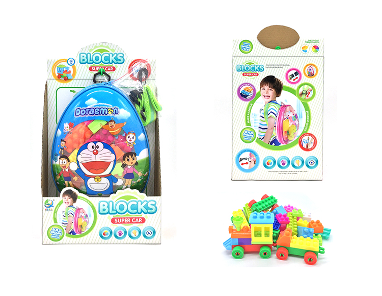 智力积木玩具 哆啦A梦图案（42PCS/袋） 13105+BOX