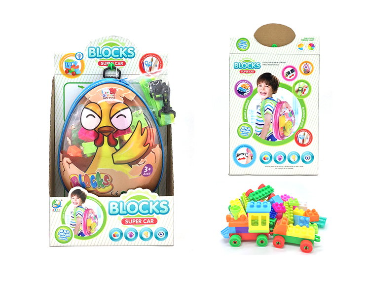 智力积木玩具 公鸡图案（42PCS/袋） 1331+BOX