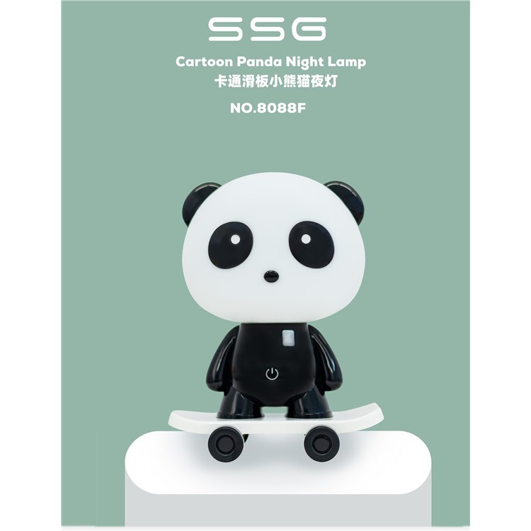 熊猫触摸/开关滑板夜灯（2色） SSG8088F/8099F