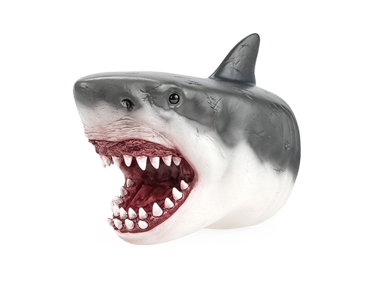 大白鲨手偶头 X358