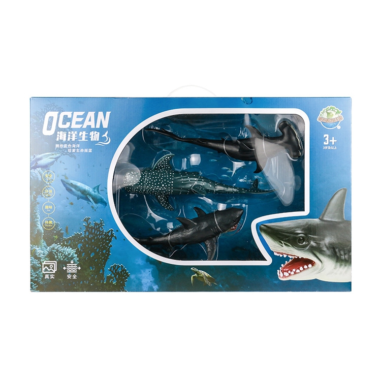 海洋套装A（锤头鲨+鲸鲨+大白鲨） X4093