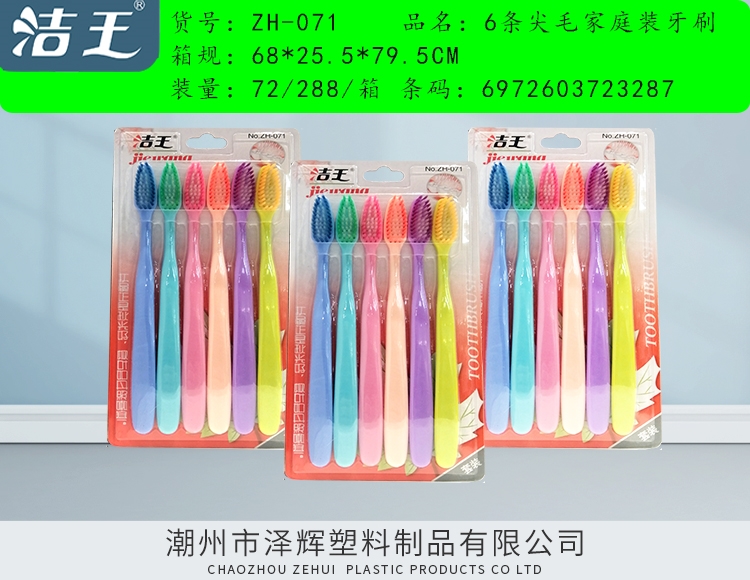 6PC家庭装牙刷 ZH-071