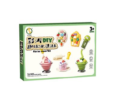 Colored clay DIY fun ice cream PT5262