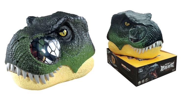 恐龙面具(绿色)底托展示盒 WS5501