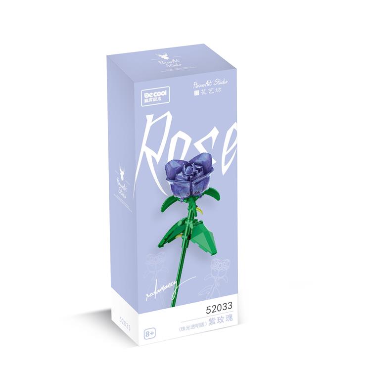 紫玫瑰（珠光透明板） 52033
