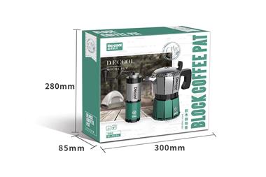 Building block coffee maker series - hand coffee pot+mocha pot set 16810