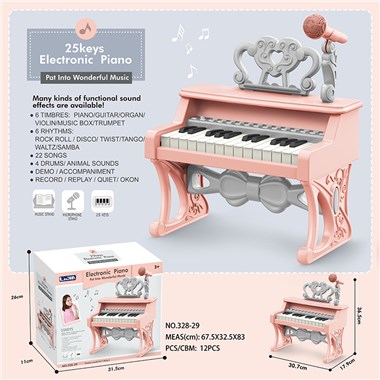 25Key Electronic Piano 328-29