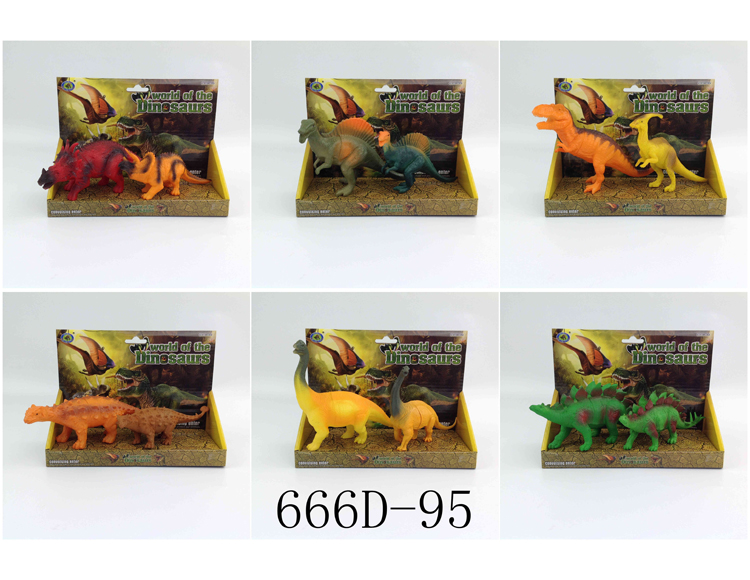恐龙六款混装 666D-95