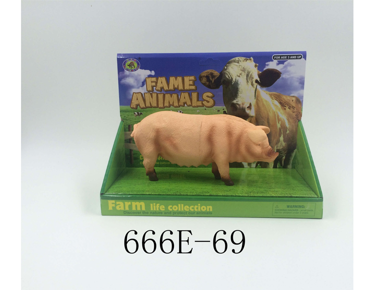 搪塑农场 猪 666E-69