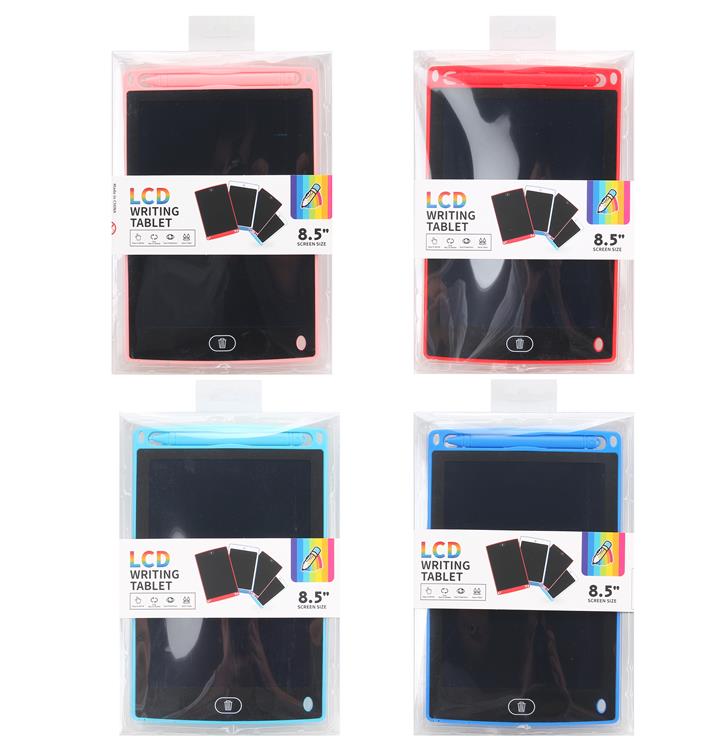 4色8.5LCD，ABS液晶写字板，彩色屏（包电.CR2025电池一颗） C85B