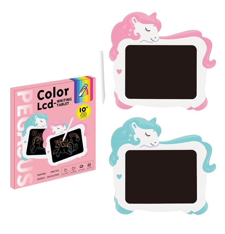 2色10寸LCD液晶写字板，鲨鱼彩色屏（包电。CR2025电池一颗) DTD10