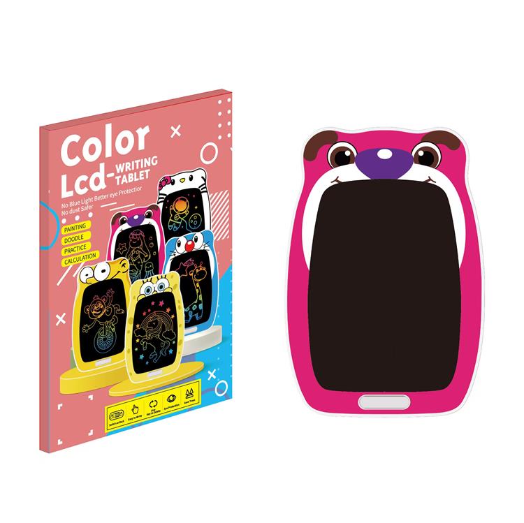 12寸粉红熊液晶写字板（包电.CR2025电池一颗） QFX12