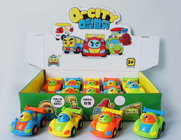 4色惯性带动作卡通赛车 2012-4