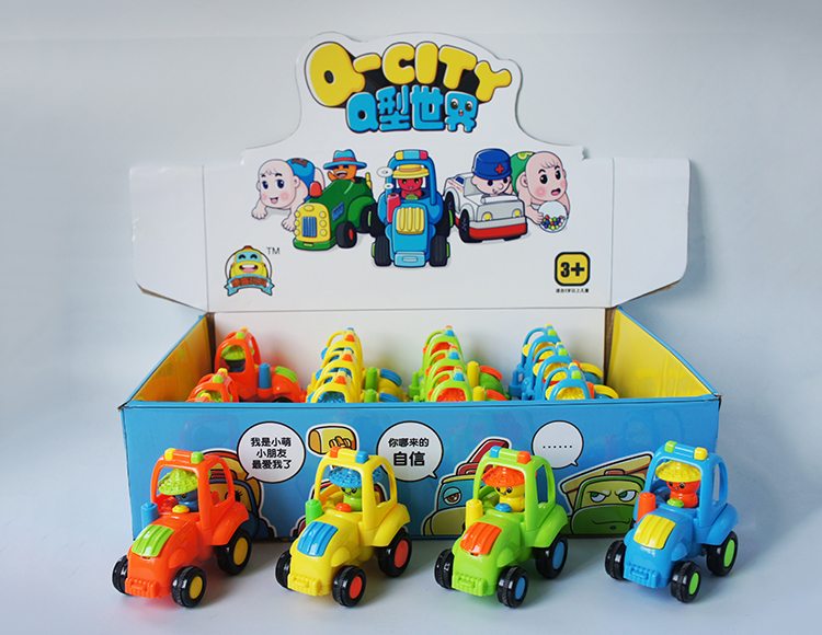 4色惯性带动作卡通农夫车 2013-5