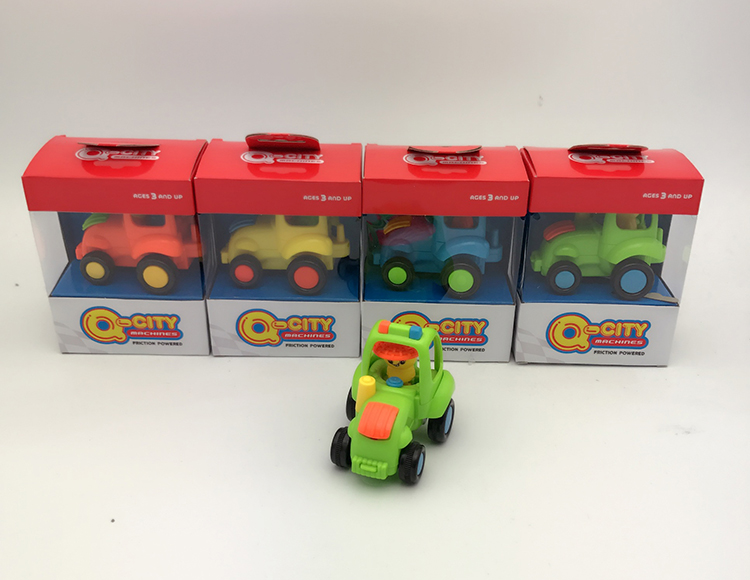 4色惯性带动作卡通农夫车 2013-5B