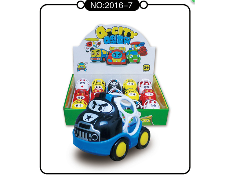 卡通警车医务消防的士车（婴儿摇铃抓力车） 2016-7
