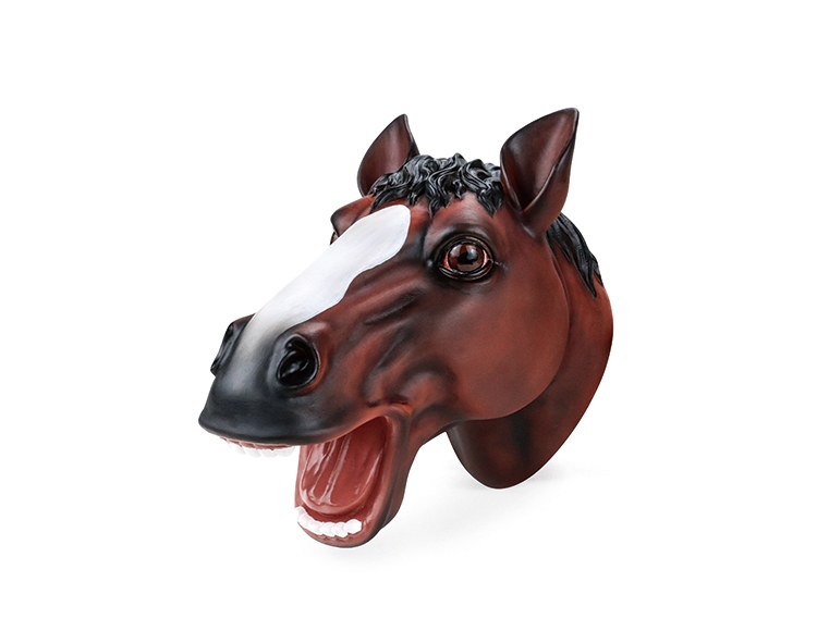 红枣马手偶头 X341