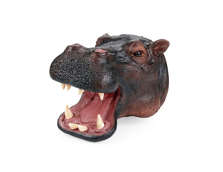 河马手偶头 X317