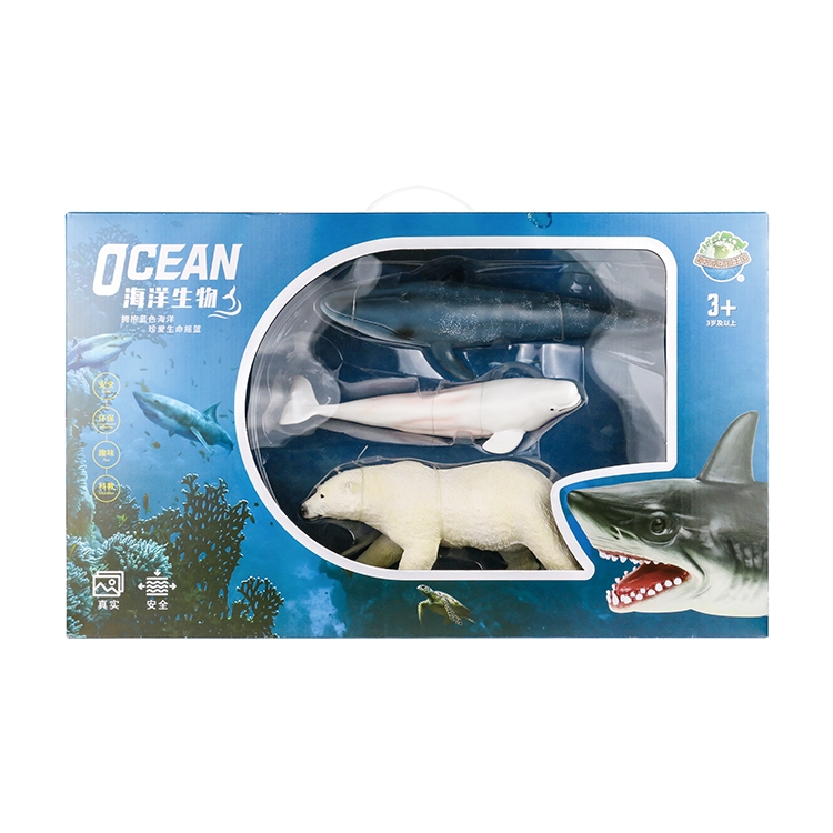 海洋套装B（蓝鲸+白鲸+北极熊） X4092