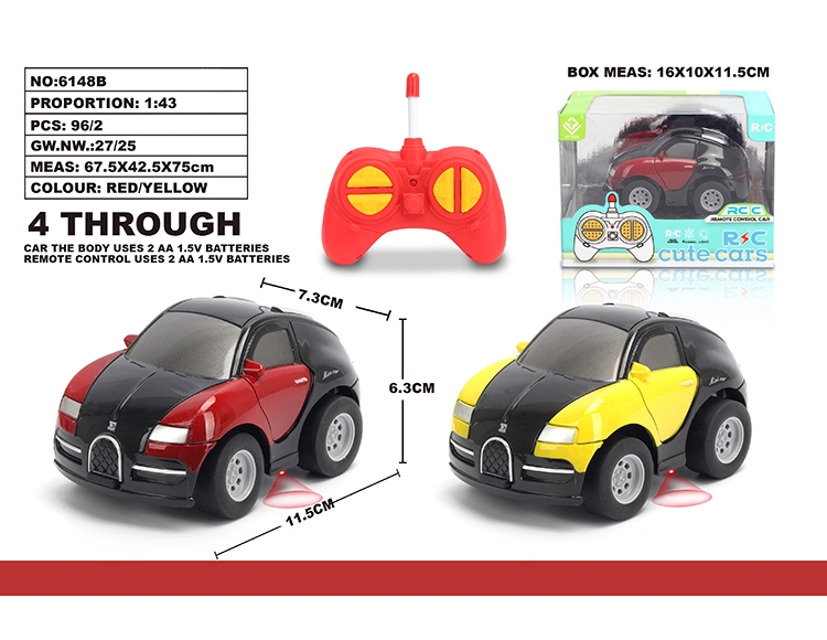 1：43Q版布加迪仿真车 6148B