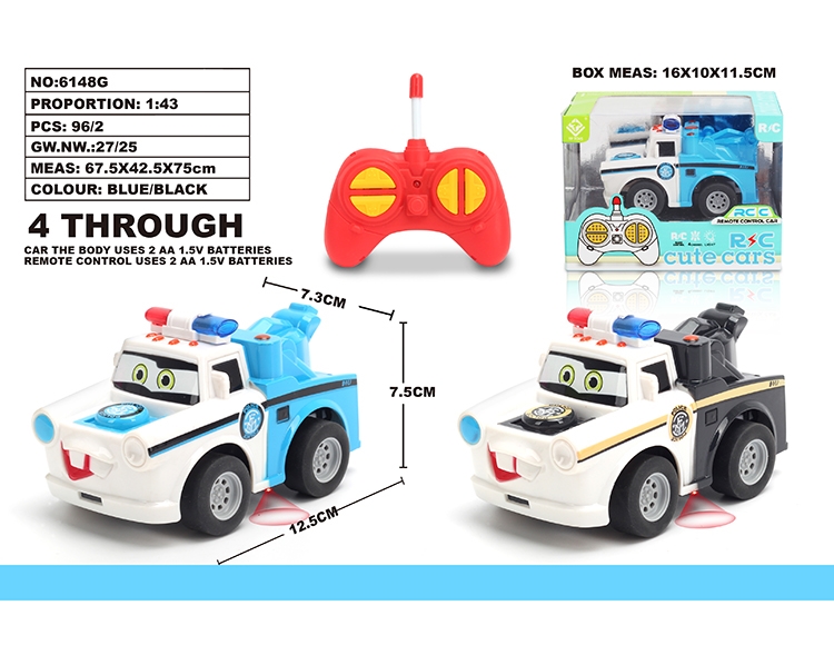 1：43Q版板牙警车 6148G