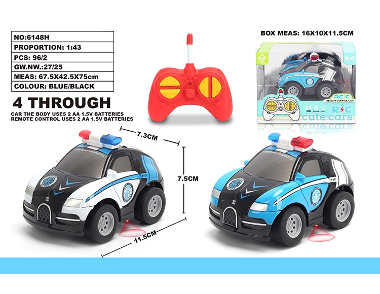 1：43Q版布加迪警车 6148H