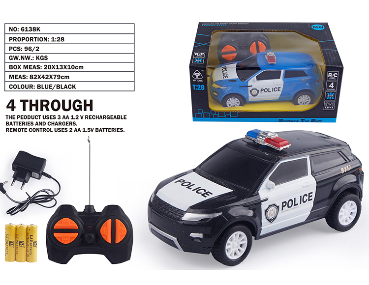 1:28四通路虎警车(包电) 6138K