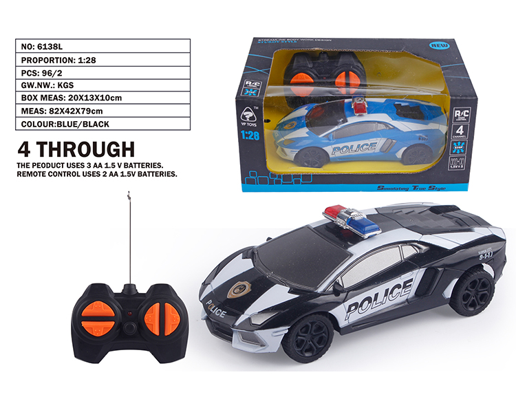 1:28四通兰博基尼警车 6138L