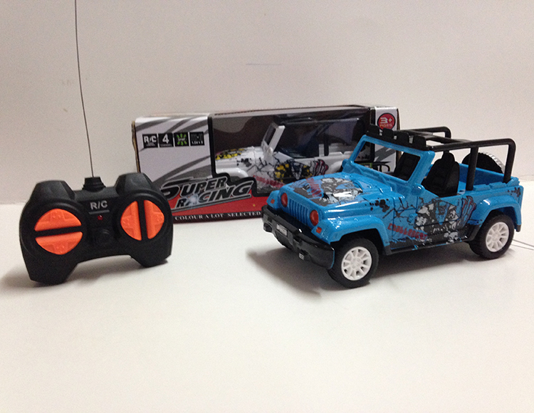 1:28吉普四通遥控车，车身移印 6141CX