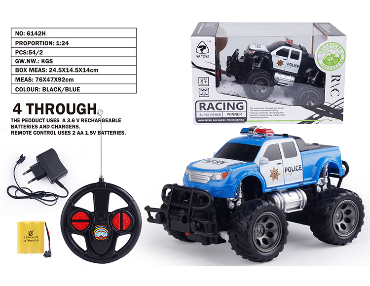 1:24皮卡越野警车(包电) 6142H