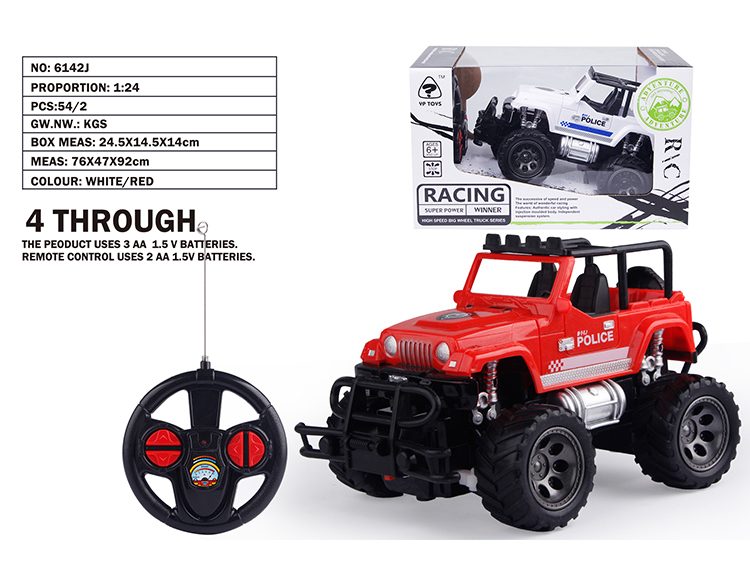 1:24吉普越野警车 6142J
