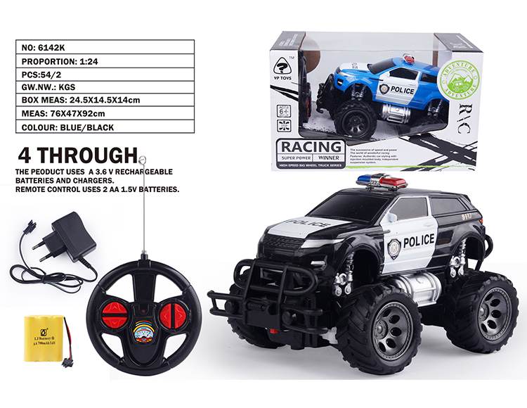 1:24路虎越野警车(包电) 6142K