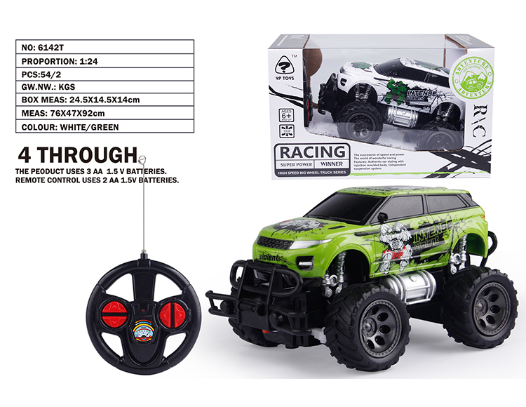 1:24路虎车身移印越野车 6142T