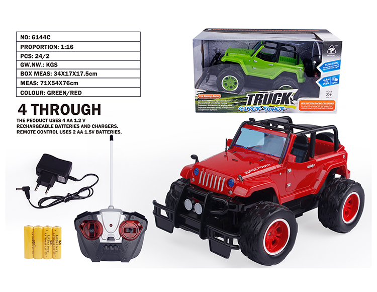 1:16吉普越野仿真车(包电) 6144C