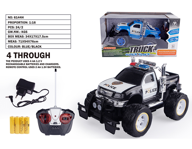 1:16皮卡越野警车(包电) 6144H