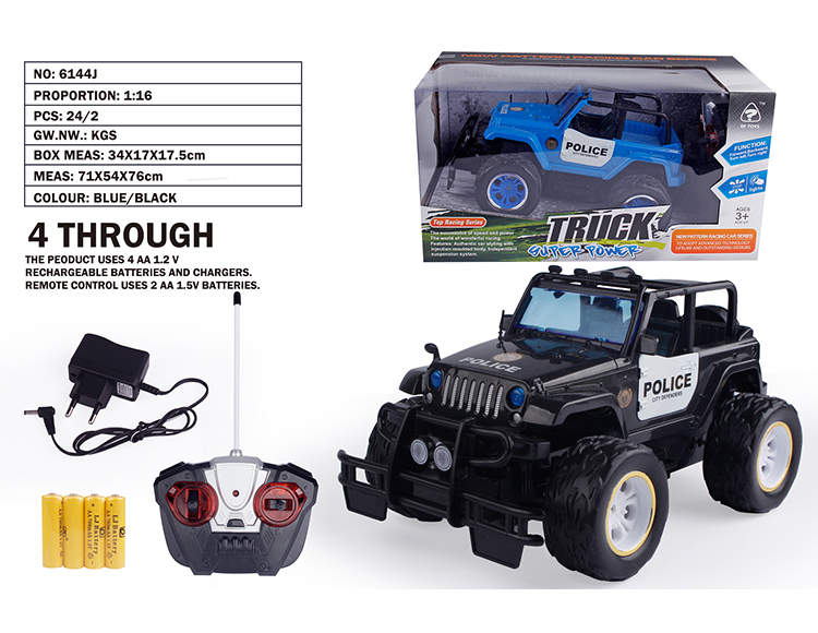 1:16吉普越野警车(包电) 6144J