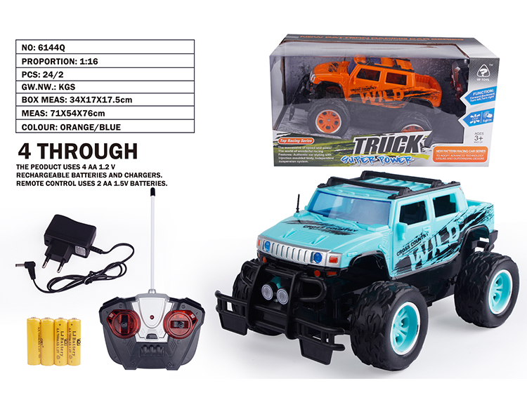 1:16悍马车身移印越野车(包电) 6144Q