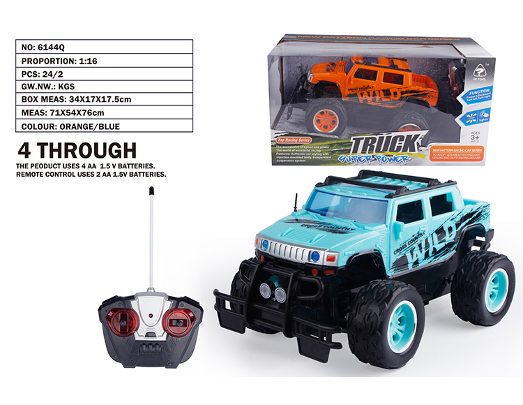 1:16悍马车身移印越野车 6144Q