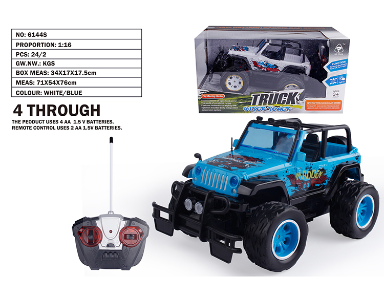 1:16吉普车身移移印越野车 6144S