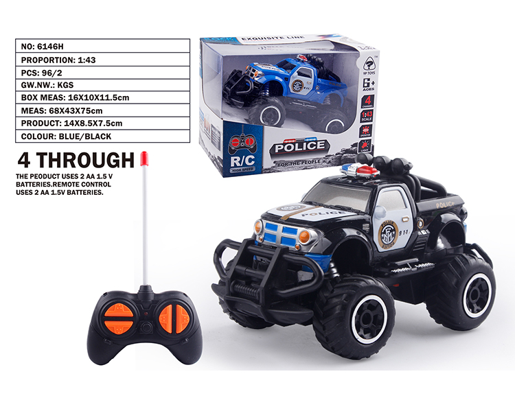 1:43迷你越野皮卡警车 6146H