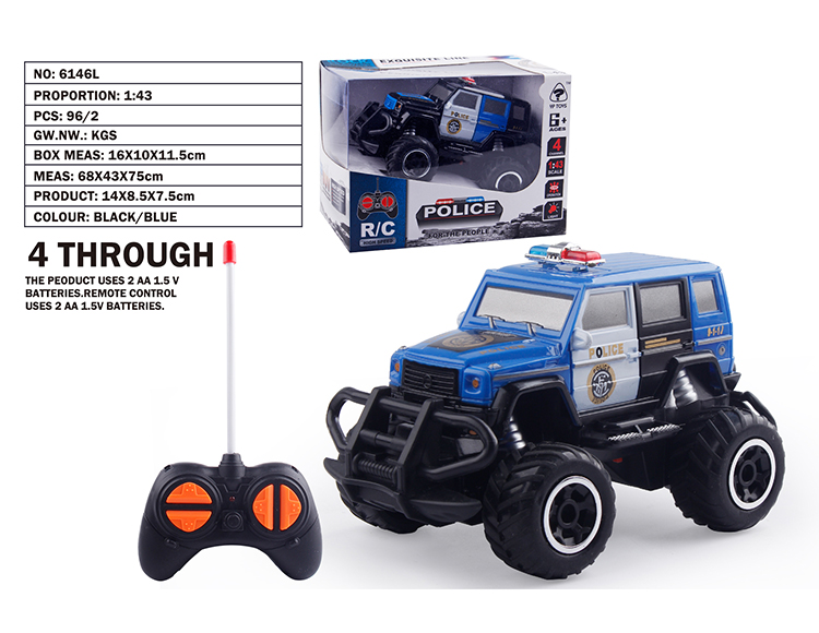 1:43迷你越野丰田警车 6146L