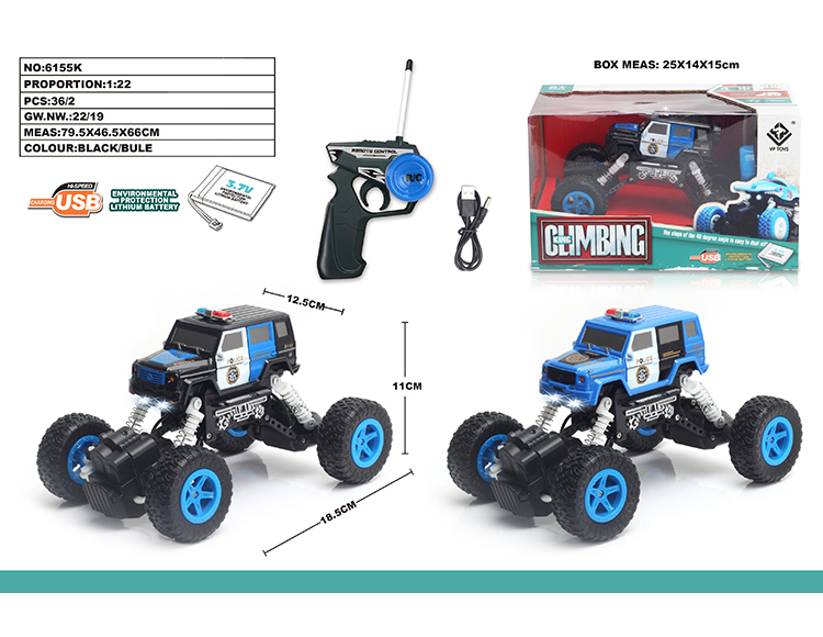 1：22 奔驰警车攀爬车 6155K