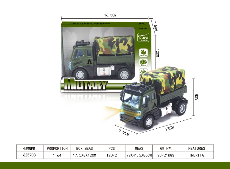 1：64欧式运输车 6257D3