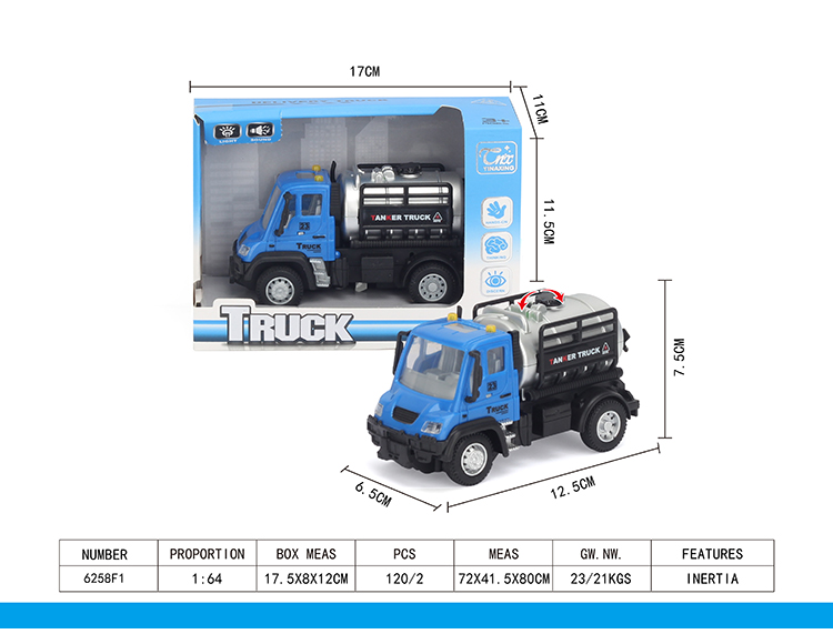 1：64回力德式油罐运输车 6258F1