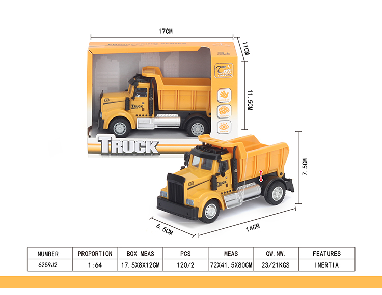 1：64回力欧式工程矿车 6259J2