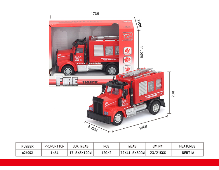1：64回力美式水炮消防车 6260Q2