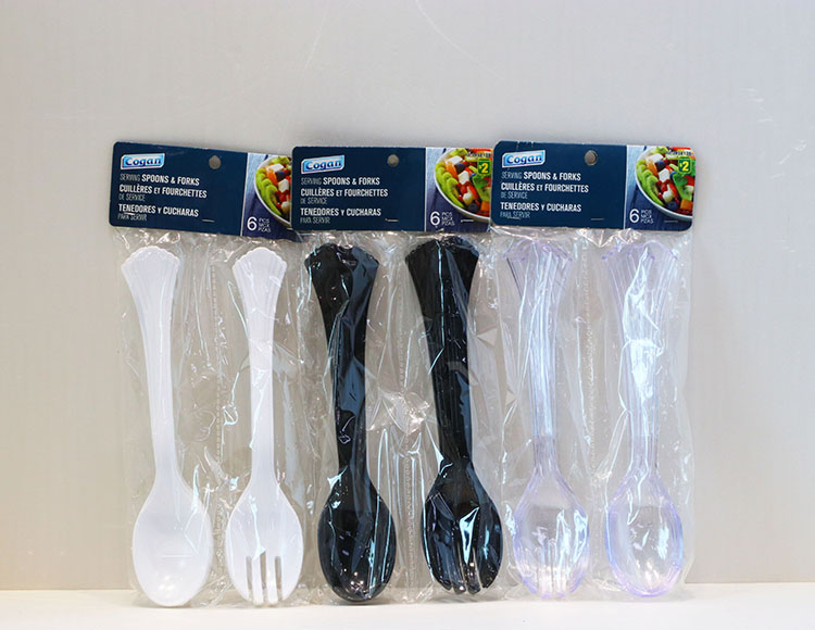 6PK塑料匙叉 A1703
